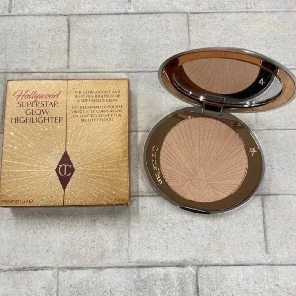 NIB Charlotte Tilbury Limited Edition Hollywood Superstar Glow Highlighter - Picture 10 of 12